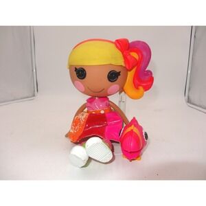Lalaloopsy April Sunsplash Rainbow Doll 12-inch + Pet Toucan‎ Pink Orange Yellow